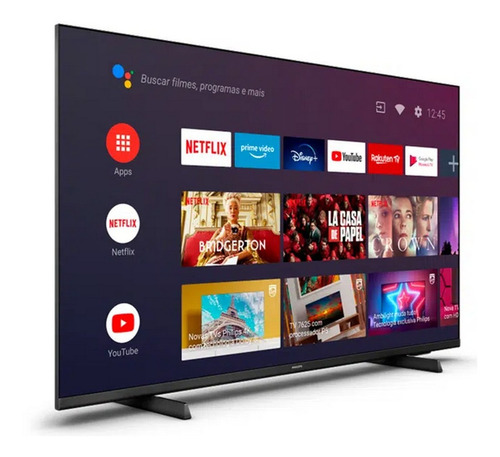 Imagem 3 de 5 de Smart Tv Philips Led 50 4k Ultra Wi-fi Android 50pug7406/78