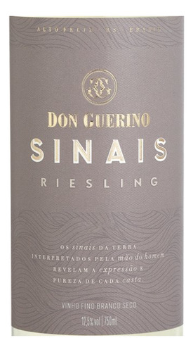Vinho Don Guerino Sinais Riesling 750 Ml - Kit 12 Un