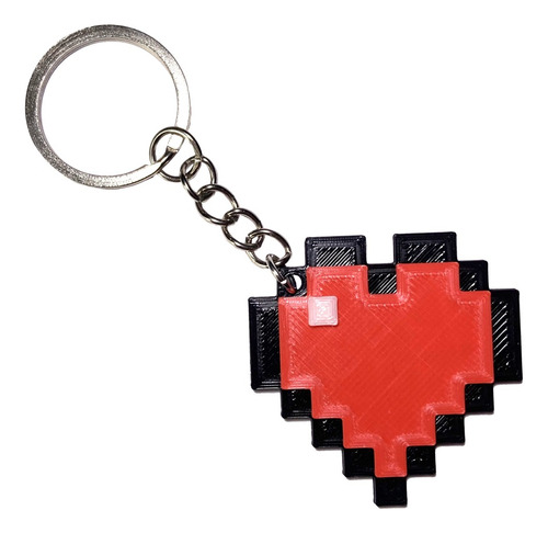 Llavero Corazón Minecraft