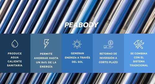 Imagen 6 de 10 de Termotanque Solar 200 Litros Peabody Garantia Oficial Anodo