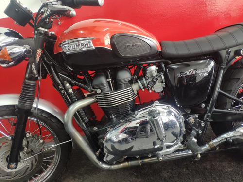Triumph Bonneville T 100 T100 865 2015 Laranja