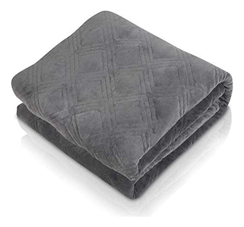 Manta Con Peso Hush Con Funda De Edredón, Tamaño Queen, 20 L Liso