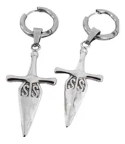 Comprar Aros Argollas Colgantes Con Dijesde  Dagas Acero Quirurgico