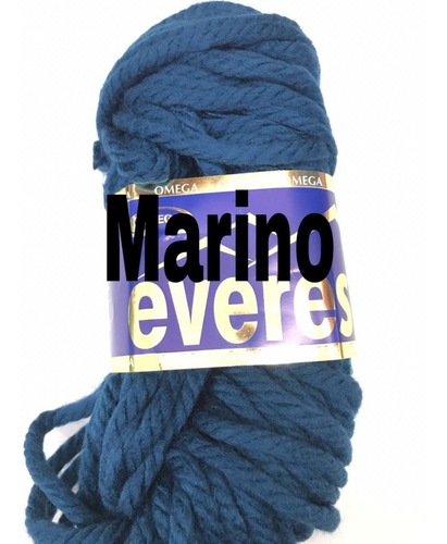 Estambre Grueso Everest 1 Madeja De 200 Gramos Color Azul Marino