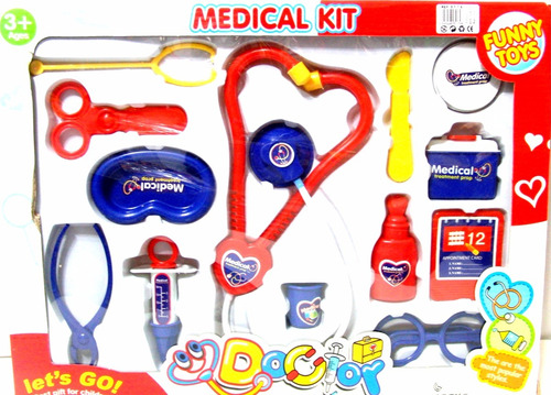 Imagen 1 de 2 de Kit Doctor Juguete Doctora Medico. Somos Tienda