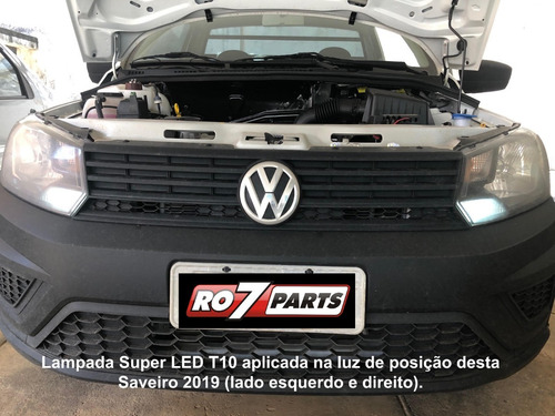 Imagem 7 de 7 de Par Lâmpada T10 Led Branca Pingo Luz 6000k Alta Durabilidade