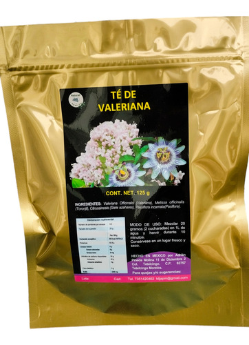 Te De Valeriana, Torongil, Pasiflora Y 7 Azahares.