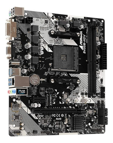 Tarjeta Madre Asrock A320m-hdv R4.0 Am4 Amd