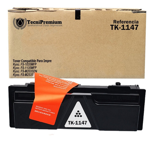 Toner Genérico Tk- 1147 Para Kyocera  Fs-1035mfp Fs-1135mfp 