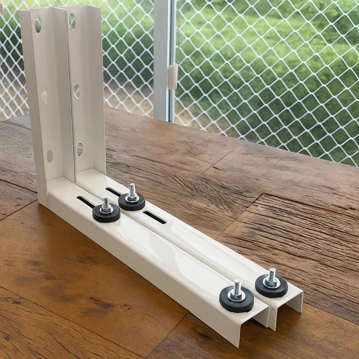 Suporte Ar Condicionado Split 7000-12000 BTUs Ferro Branco