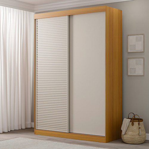 Guarda-roupa Solteiro 2 Portas 1 Porta Ripada Igwt