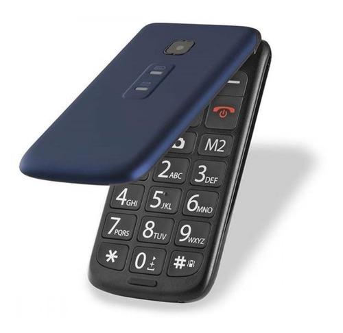 Celular Flip Vita Dual Chip Mp3 Fm Azul Multilaser - P9020