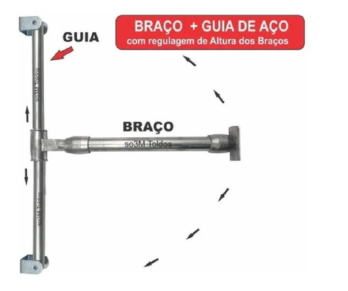 Imagem 6 de 8 de Toldo Retrátil /cobertura /2,64m Largura X 2,m Avanço