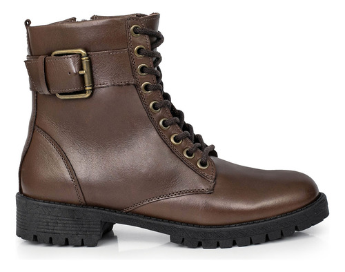 Borcego Cuero Mujer Botita Clasica Zapato Botineta Briganti