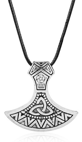 Colar Viking Machado De Batalha Seriado Vikings Dinamarquês