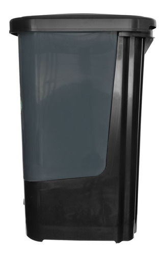 Cesto Bote De Basura 40 Litros Orgánico-inorgánico Con Pedal
