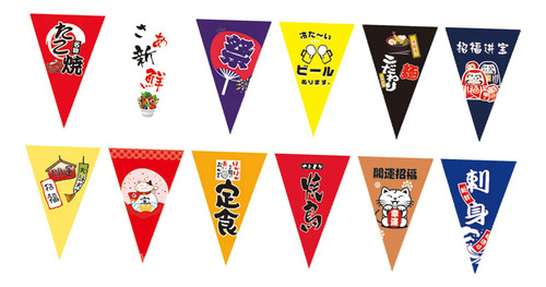 Decoración De Bandera De Estilo Japonés M2 20cmx30cm M2