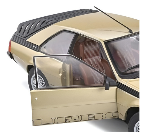 Especial Escala 1/18 ! Renault Fuego Turbo Francesa 35 Cm L. Couler Or