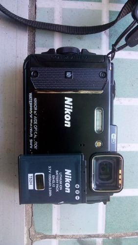Nikon Aw130 Cooplix Filma Em Hd 1080p Aprova D'água Gps Wifi