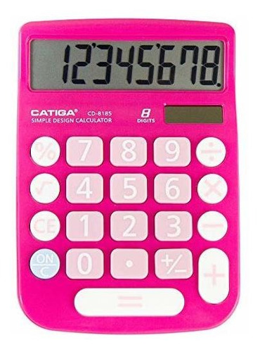 Cd-8185 Calculadora De Oficina Y Estilo Hogar - Pantalla Lcd