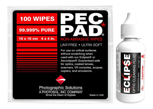 Pec-pad Kit Limpieza Paño Solucion Aerosol Limpiador 100