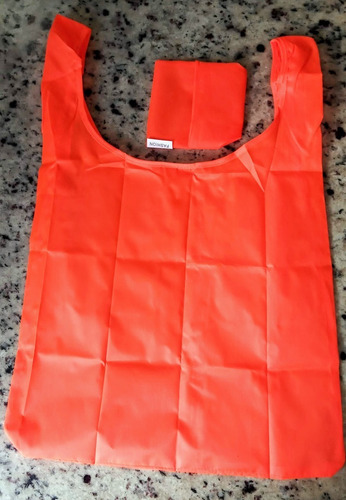 Imagen 7 de 9 de Bolso Ecológico Plegable Nailon Para Compras Varios Colores