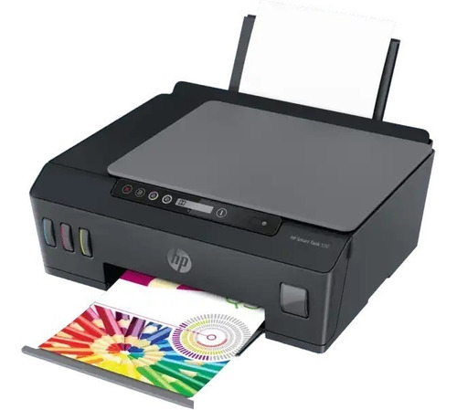 Impresora Hp Smart Tank 500 Multifuncional/ Color 8ppm/negro