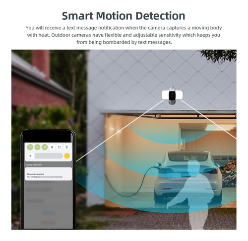 Batería Recargable Solar Exterior Wifi 1080p Ip Visión