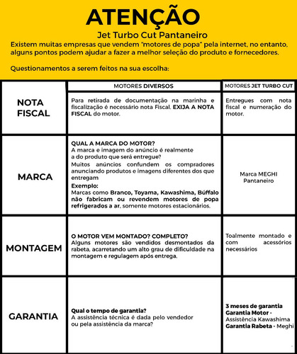 Jet Turbo Cut Pantaneiro + Acel Remoto E Suporte Traseiro