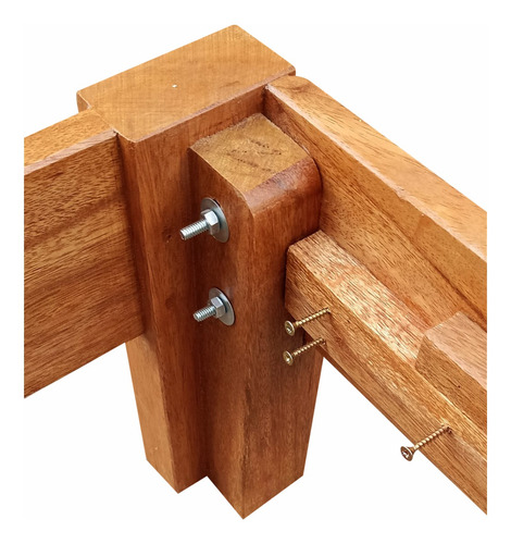 Tarima Una Plaza,madera Tornillo,modelo De Encaje