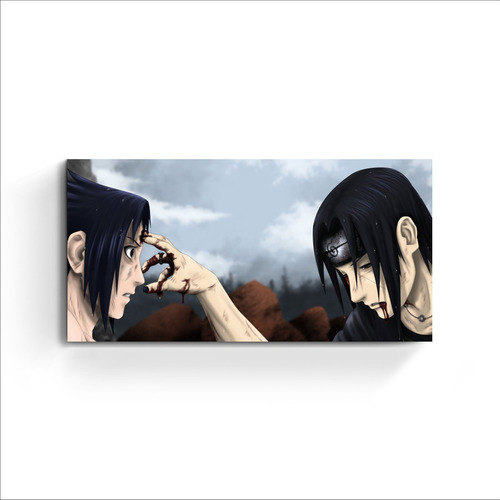 Cuadro Anime Sasuke Itachi Uchiha Sharingan Naruto Manga