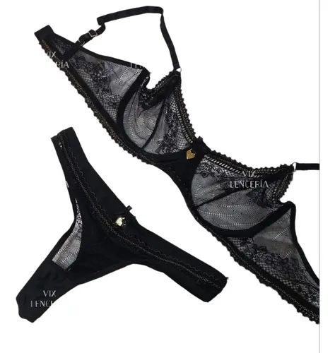 Conjunto de encaje con aro sale