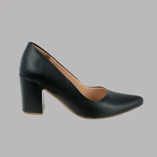 Sapato Scarpin Salto Bloco Confort Salto Baixo Promo o MercadoLivre