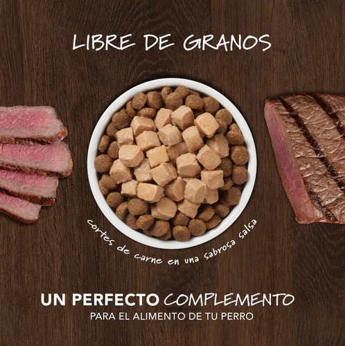 Imagen 3 de 7 de Alimento Húmedo Healthy Cravings De Carne Para Perros 85g