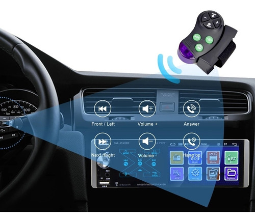 Radio Multimedia 1 Din Pantalla 4¨ Con Mirrorlink Y Cámara