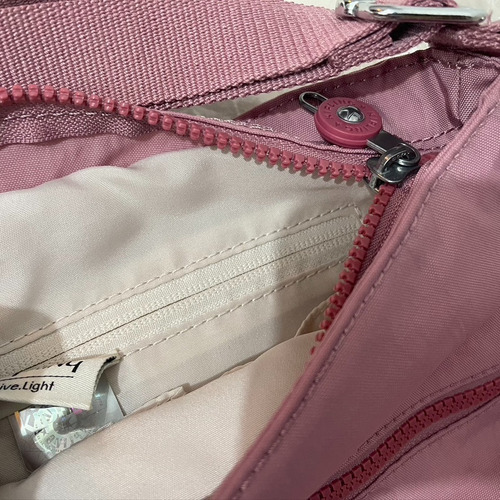 Kipling New Angie Bolsa Crossbody Gde 100% Original Color Lavender Rose
