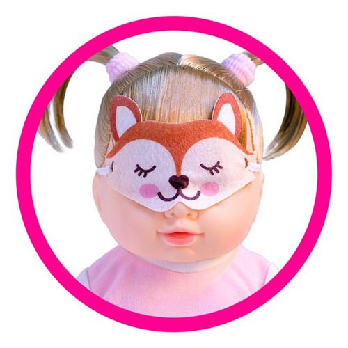 Boneca Hora Da Soneca Raposa Pijama E Com Acessórios