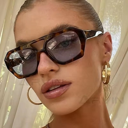 6 Peças De Óculos De Sol Leopard Com Proteção Uv E Óculos De