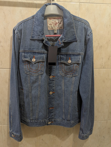 Chamarra Mezclilla- True Religion - Talla M - Nueva