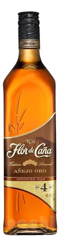 Ron Flor De Caña Añejo Oro 700ml 4 Años Nicaragua