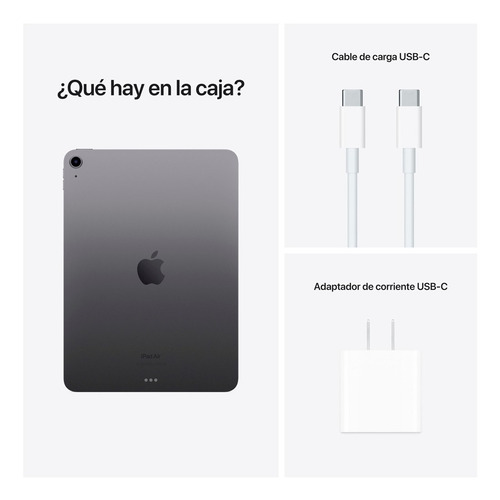 Apple iPad Air (5ª generación) 10.9" Wi-Fi 256 GB Chip M1 - Gris espacial