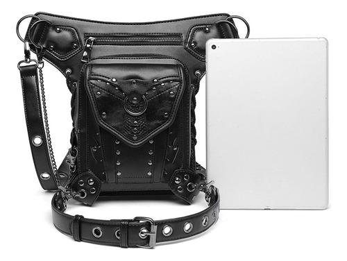 Riñonera Steampunk, Bandoleras Con Correa Desmontable, Pu