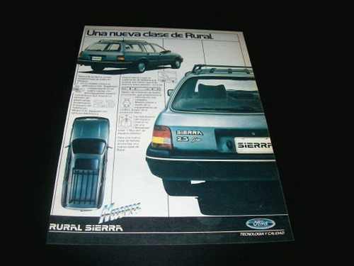 (pa210) Publicidad Clipping Ford Sierra Ghia