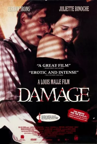 DAMAGE, Fatale (1992) - Louis Malle, Jeremy Irons, Juliette Binoche DVD NEW