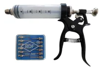 Comprar Jeringa Automatica 50cc Dial Cuerpo Plastico Bovinos Aftosa 