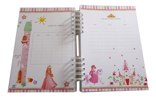 Imagem 10 de 10 de Álbum Livro Do Bebê Meninas Personalizado Caixa 140 Fotos