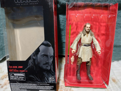 Star Wars Qui Gon Jinn Black Series (Usado)