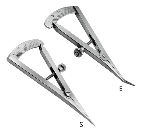 Pinza S-castroviejo Con Misma Escala Doble 0 A 20 Mm 3.25