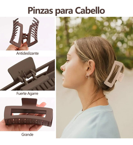 Pinzas Para Cabello De 8 Piezas,pinzas Para El Cabello