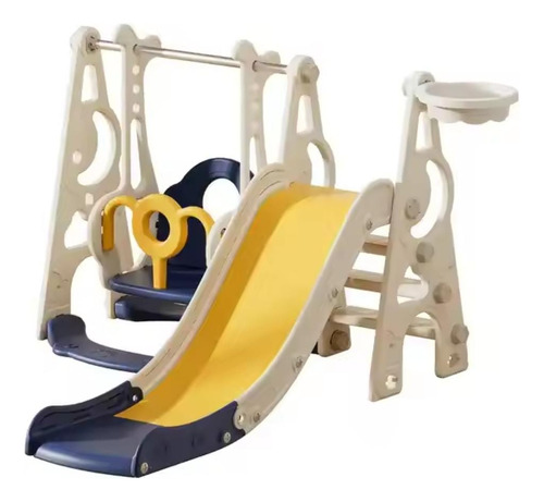 Juegos Con Columpios Resbaladera Tobogan Basquet Niño Bebe